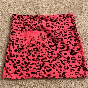 Windsor Pink leopard skirt size small